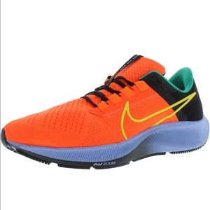 Nike Air Zoom Pegasus 38 Unity Mens Shoes Size 10.5 , Color: Orange/Teal/Black